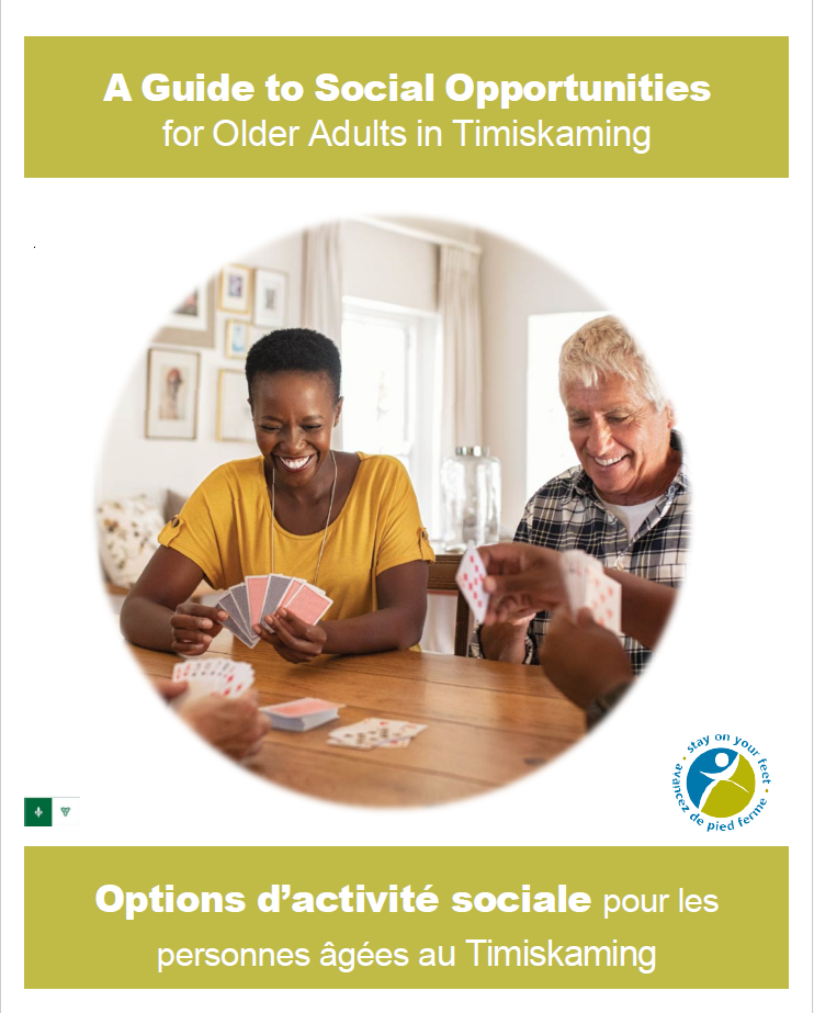 A guide to social opportunities for Older Adults in in Timiskaming