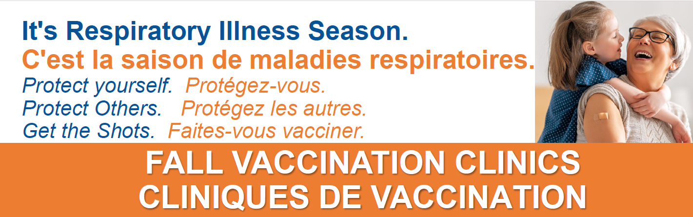 It's Respiratory Illness Season. Protect youself. Protect others. Get the shots.