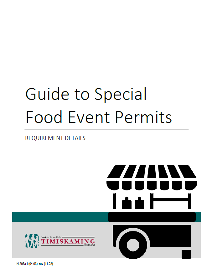 Guide for a Special Event Food Permit